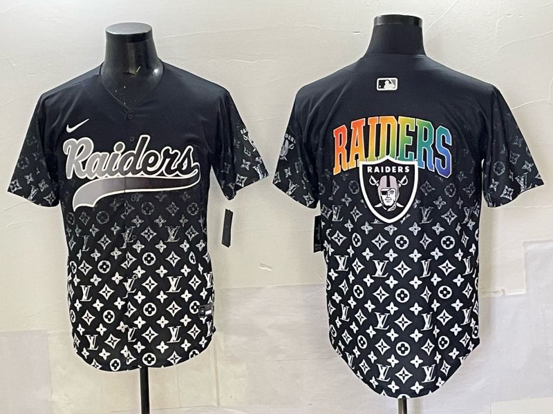 Men 2025 Oakland Raiders Blank Black Nike Limited NFL Jersey 06